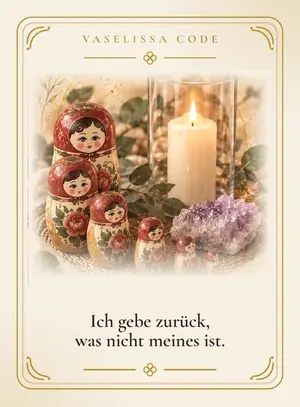 Ich gebe zurück, was nicht meines ist.