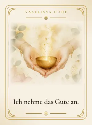 Ich nehme das Gute an.