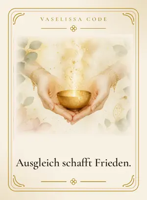 Ausgleich schafft Frieden.