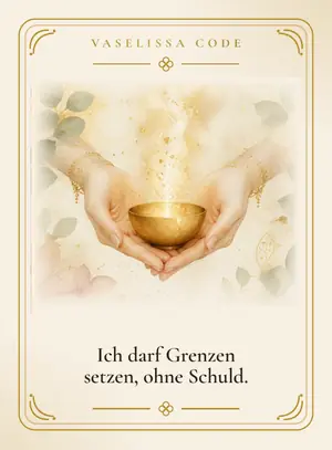 Ich darf Grenzen setzen, ohne Schuld.