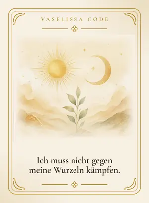 Ich muss nicht gegen meine Wurzeln kämpfen.