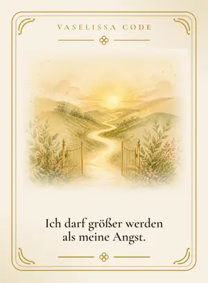 Ich darf größer werden als meine Angst.